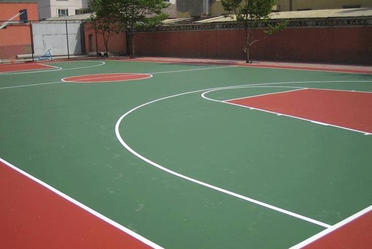 天津苏州相城硅PU塑胶篮球场怎么补深积水